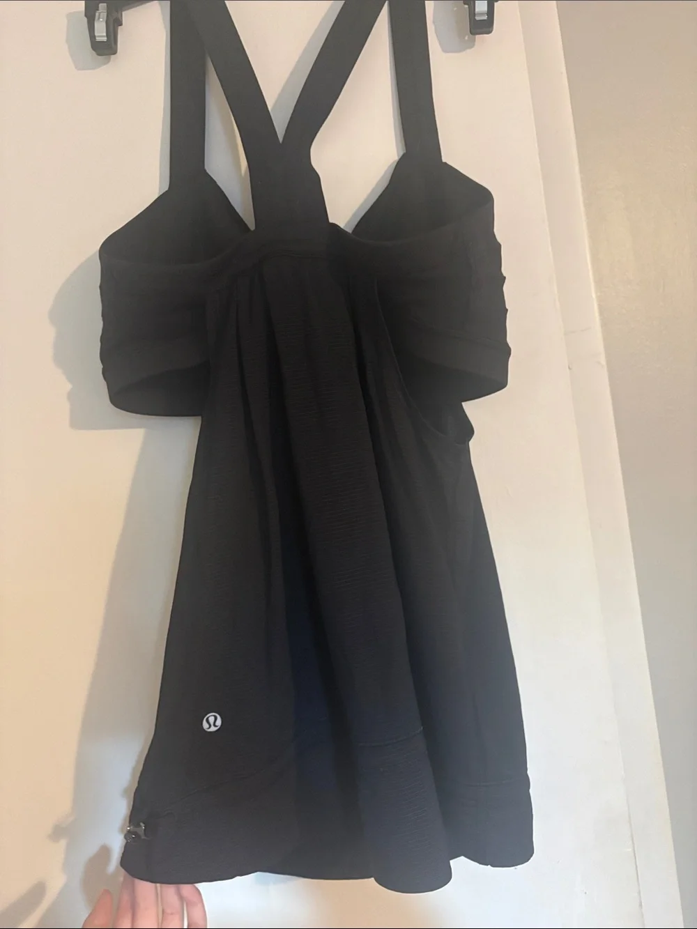 lululemon athletica Black Strappy Racerback Tank Dress